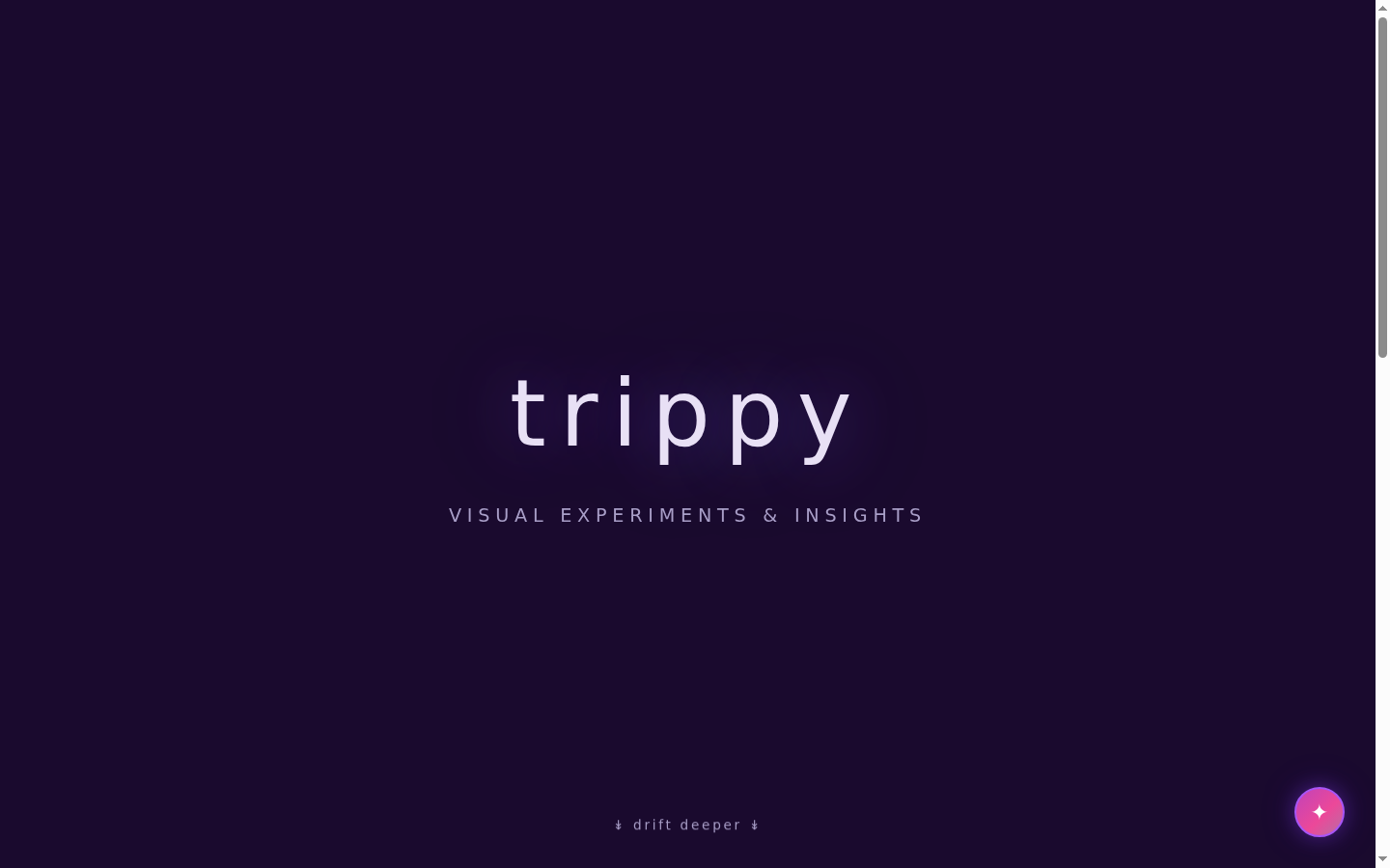 Trippy — Kreatives Experiment